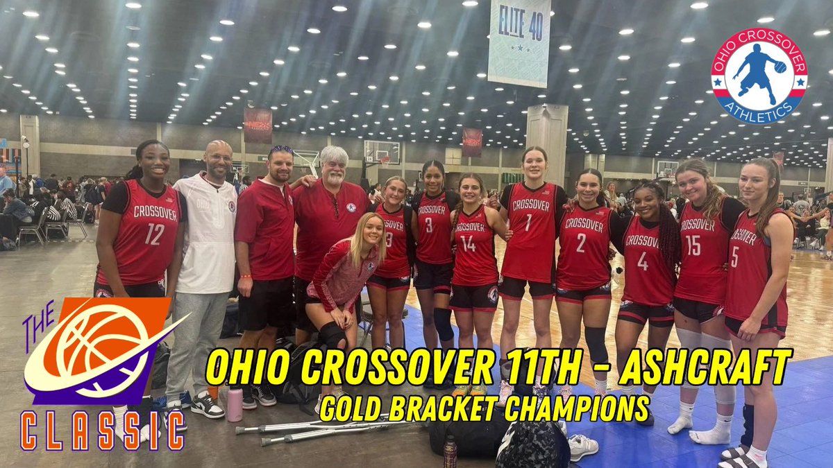 Congratulations to our 11th Grade Ohio Crossover-Ashcraft girls team on going 3-1 &amp; winning their Gold Bracket Championship this past weekend! Also, shout out to our 10th Grade Ohio Crossover-McCarroll girls teams on their outstanding performance as well! GO OCA!