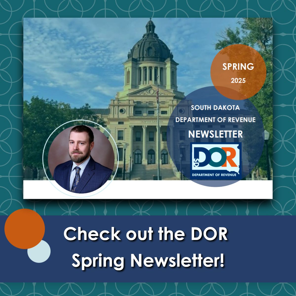 The DOR 2025 Spring Newsletter is here! Visit dor.sd.gov/newsroom/the-d…  #SDDOR #ReadAllAboutIt