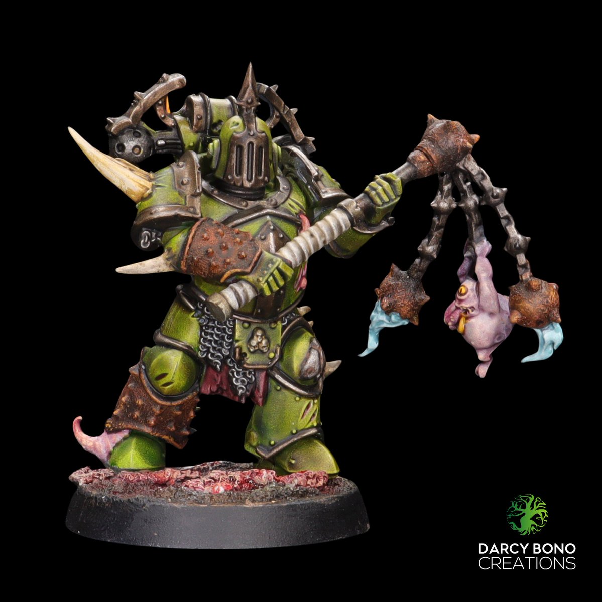 My last Death Guard post for a while. They've been a fun excursion, and I love the maniacal joy of the Nurglings 😆.

#warhammmer #warhammer40k #paintingwarhammer #paintingminiatures #deathguard #nurgle #tabletopgames #wargaming