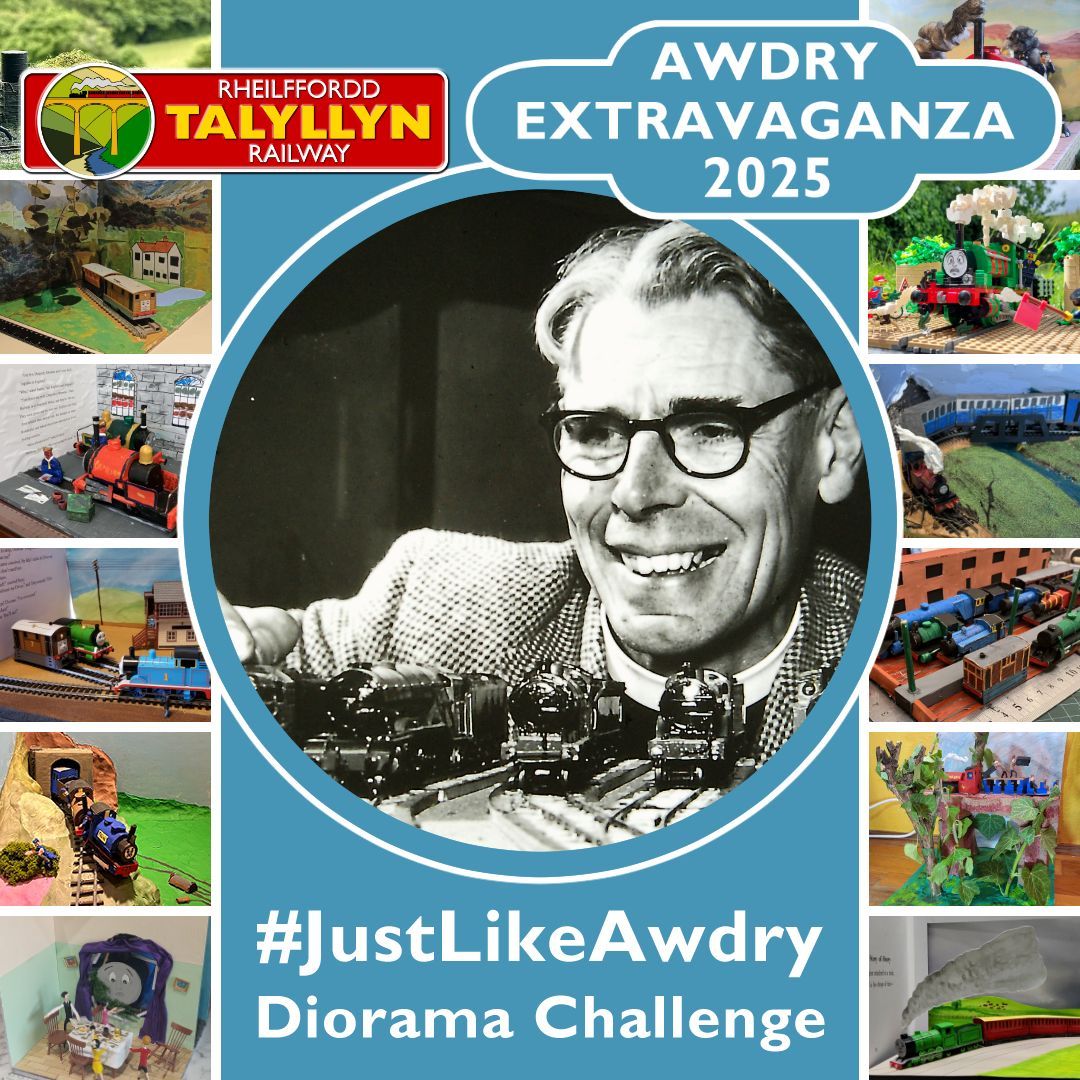 TalyllynRailway's tweet image. We are excited to announce the launch of the #JustLikeAwdry Diorama Challenge 2025!

For more information, rules, examples, and the link to submit, visit the Talyllyn Railway website

👉 talyllyn.co.uk/diorama-challe…