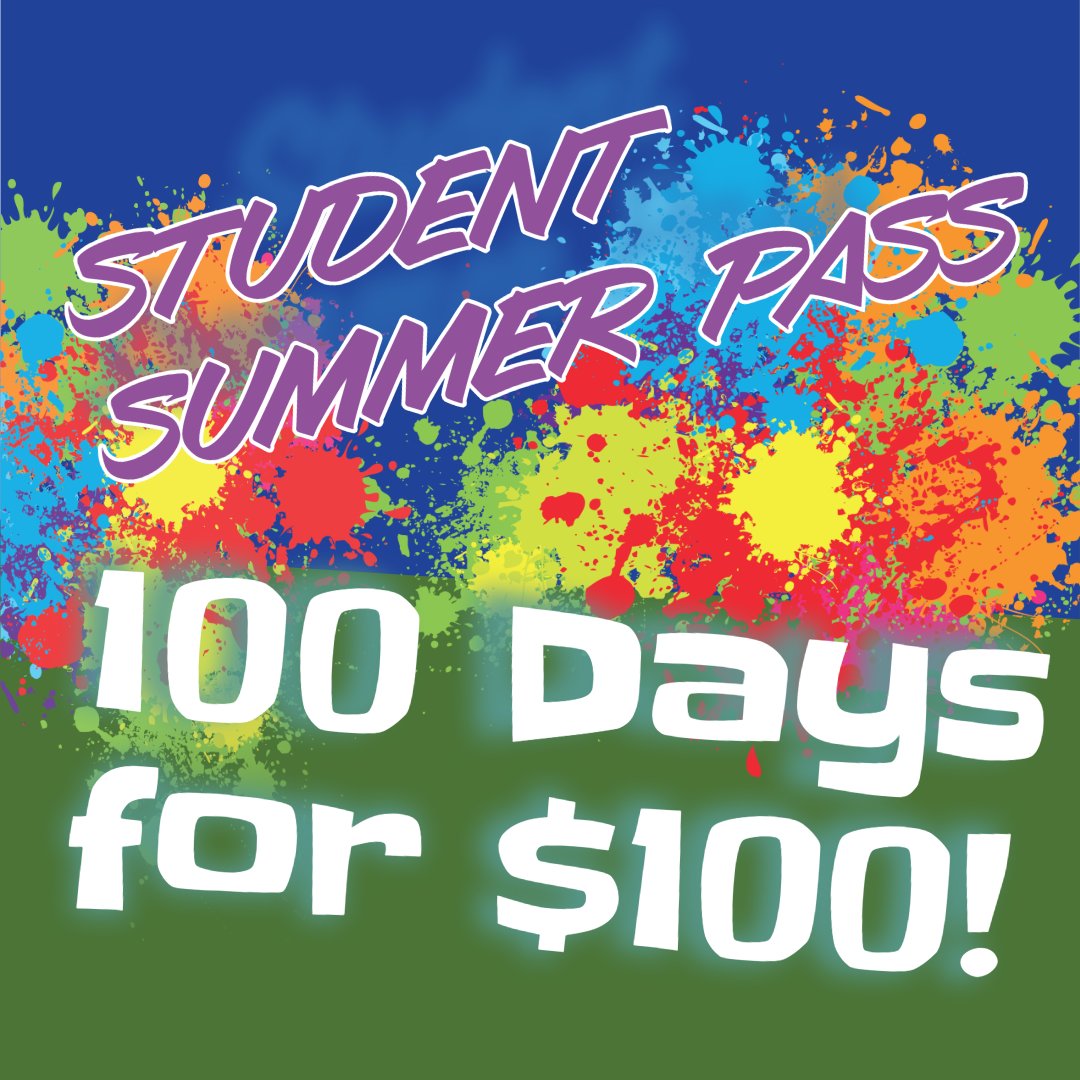 It's time for the Student Summer Pass Sale! Students ages 4-25 are eligible for a 100 day pass for $100! Available for purchase May 11 through June 30 only! Purchase by visiting or calling either Rec Center front desk at 720.880.1100/1200. #MyEPRD #ElevateYourLife