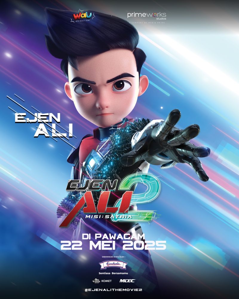 Ulasan: Ejen Ali The Movie 2
Skor: 8.5/10 - WAJIB TONTON 

Seperti yang dijangka, Ejen Ali The Movie 2 berjaya mengekalkan momentum hebat dengan jalan cerita yang segar, berani dan penuh kejutan.

#EjenAliTheMovie2
<a href="/ejen_ali/">Ejen Ali - In Cinemas 22 May 2025 🇲🇾🇵🇸</a>
<a href="/GSCinemas/">GSC</a>