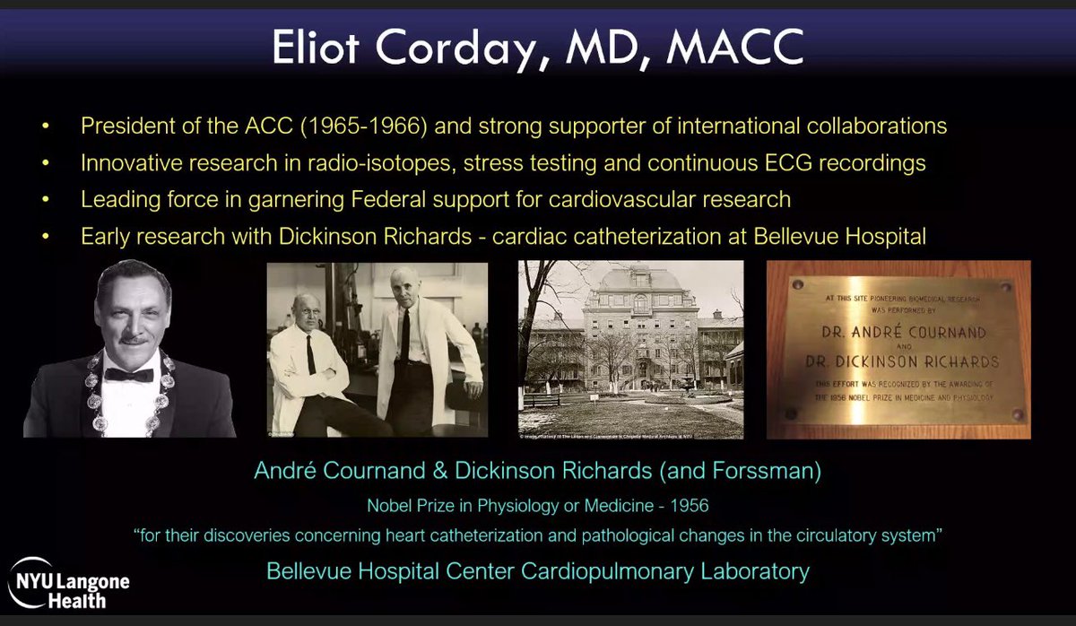Dr. Martha Gulati ♥️🫀❤️🩹🇨🇦 (@drmarthagulati) on Twitter photo For those of you who don’t know who Eliot Corday was
1. He was Canadian! 🇨🇦 (born in BC!)
2. Former <a href="/ACCinTouch/">American College of Cardiology</a> President
3. Former Chief of cardiology when this was Cedars of Lebanon
4. Federal funding for CV research really started by him
<a href="/MarbanLab/">Eduardo Marban, MD, PhD</a> #CardioTwitter For those of you who don’t know who Eliot Corday was
1. He was Canadian! 🇨🇦 (born in BC!)
2. Former <a href="/ACCinTouch/">American College of Cardiology</a> President
3. Former Chief of cardiology when this was Cedars of Lebanon
4. Federal funding for CV research really started by him
<a href="/MarbanLab/">Eduardo Marban, MD, PhD</a> #CardioTwitter