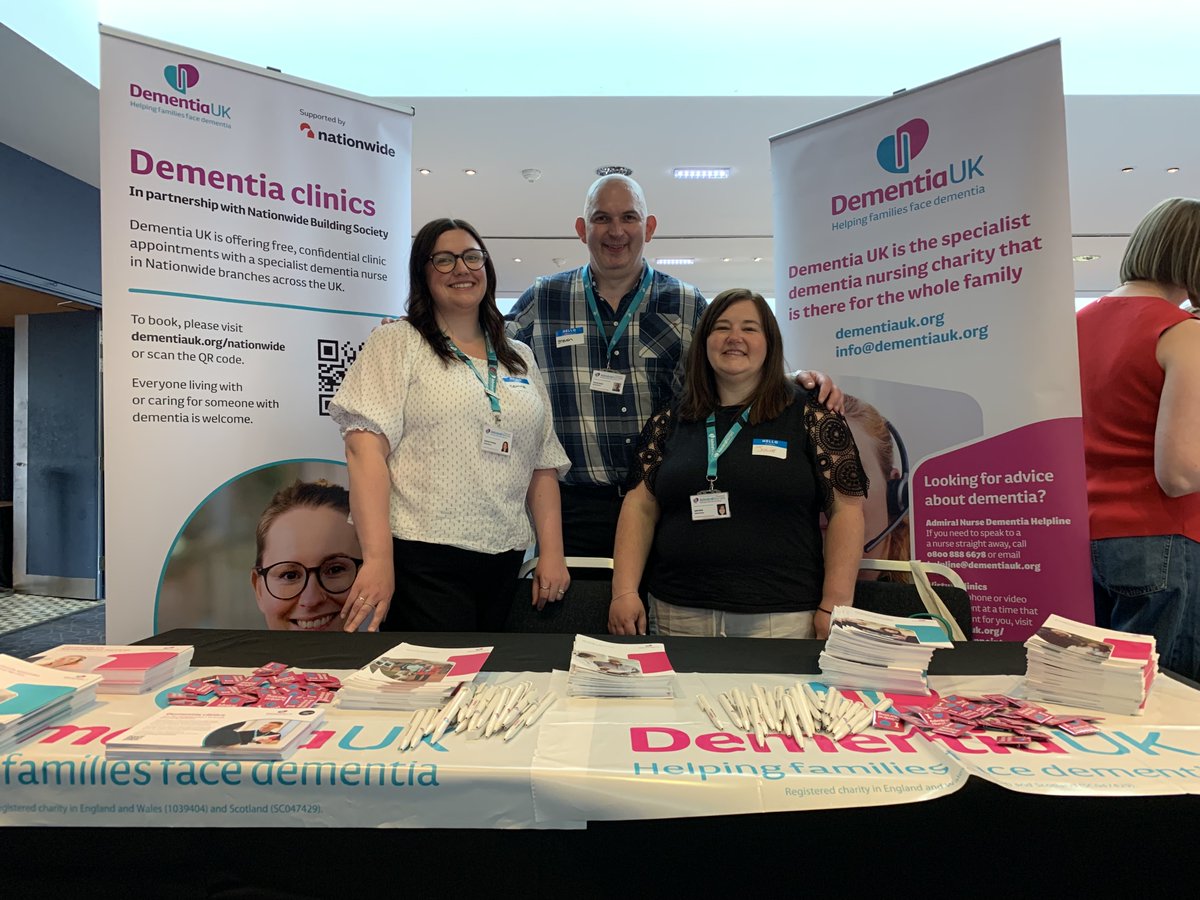 Dementia UK (@dementiauk) on Twitter photo We've really enjoyed meeting people with lived experience of #dementia and those working in dementia care at #TheBigSocial2025 Conference! 🗨️
For the past two days, some of our #AdmiralNurses have been promoting our Helpline, virtual clinics, and <a href="/AskNationwide/">Nationwide</a> clinics in We've really enjoyed meeting people with lived experience of #dementia and those working in dementia care at #TheBigSocial2025 Conference! 🗨️
For the past two days, some of our #AdmiralNurses have been promoting our Helpline, virtual clinics, and <a href="/AskNationwide/">Nationwide</a> clinics in