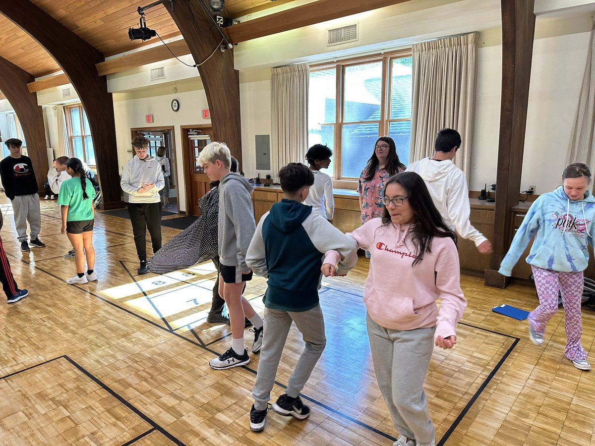 A great morning practicing square dancing!