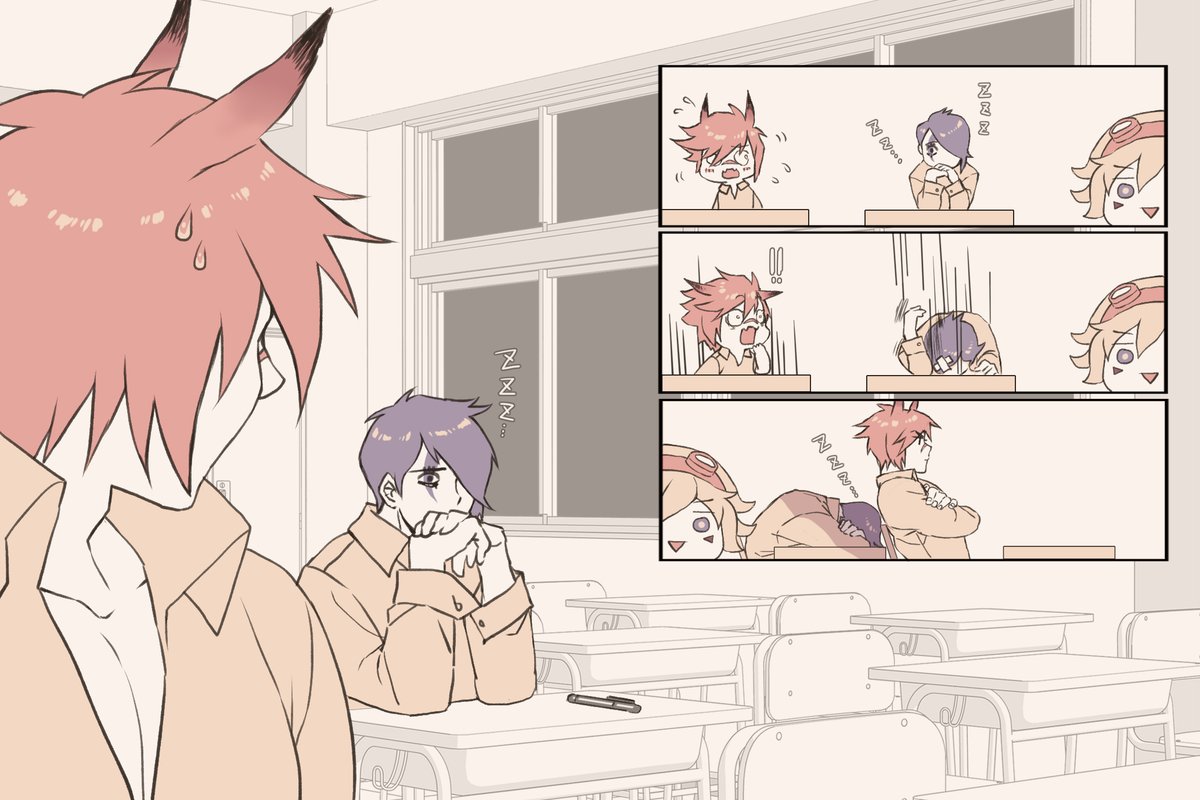 今日の学園セトフェル。借り物競争と居眠り対策。 