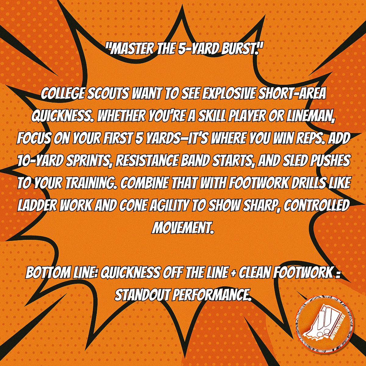 IndyWeOutHere's tweet photo. 🚨Training Tip Tuesday🚨
Our friends over at CE Performance have a great training tip to get you right for the IndyWeOutHere Summer Showcase.
Registration is still open, hit that link in bio to get locked in🤝🏻
#IndyWeOutHere #CEPerformance https://t.co/QnxLY2pZd0