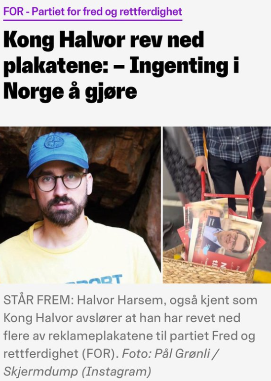 Det er temmelig forvirret soyagay å rive ned politiske plakater fordi du ikke ønsker fred i Ukraina, og ønsker å sende alle innbyggernes penger inn i det korrupte hølet som heter Ukraina.