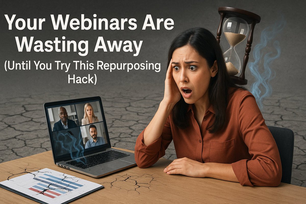 Peech_ai's tweet photo. Your Webinars Are Wasting Away (Until You Try This Repurposing Hack)
https://t.co/7o0BXBVgII https://t.co/oSrhoB1MXs