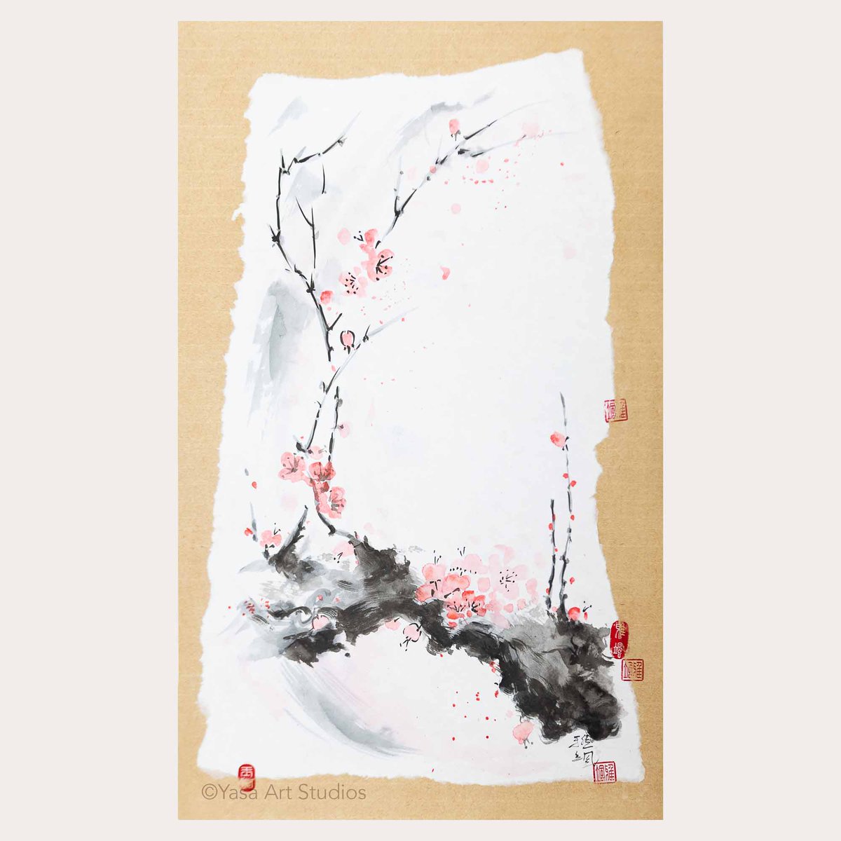 DoomandGloom10's tweet photo. Cherry blossoms, the most popular symbol of Japan #cherryblossoms #sakurapainting #canadianartist #washipaper #sumiart #conceptualart #cherryblossompainting #originalart #originalpainting
https://t.co/aMxGh1LDGd https://t.co/0VQbtKIJ6S
