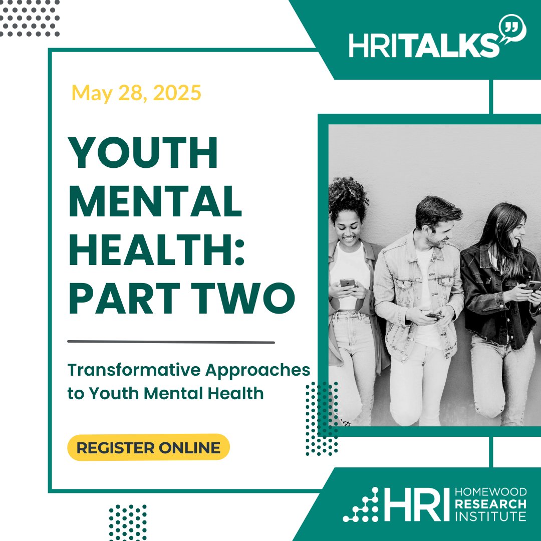 What if we could transform youth mental health care—not just tweak it? Join #HRITalks on May 28 to explore two bold, evidence-informed models reshaping care across Canada.

🎤 Be part of the change.
🔗 Register: ca01web.zoom.us/webinar/regist…