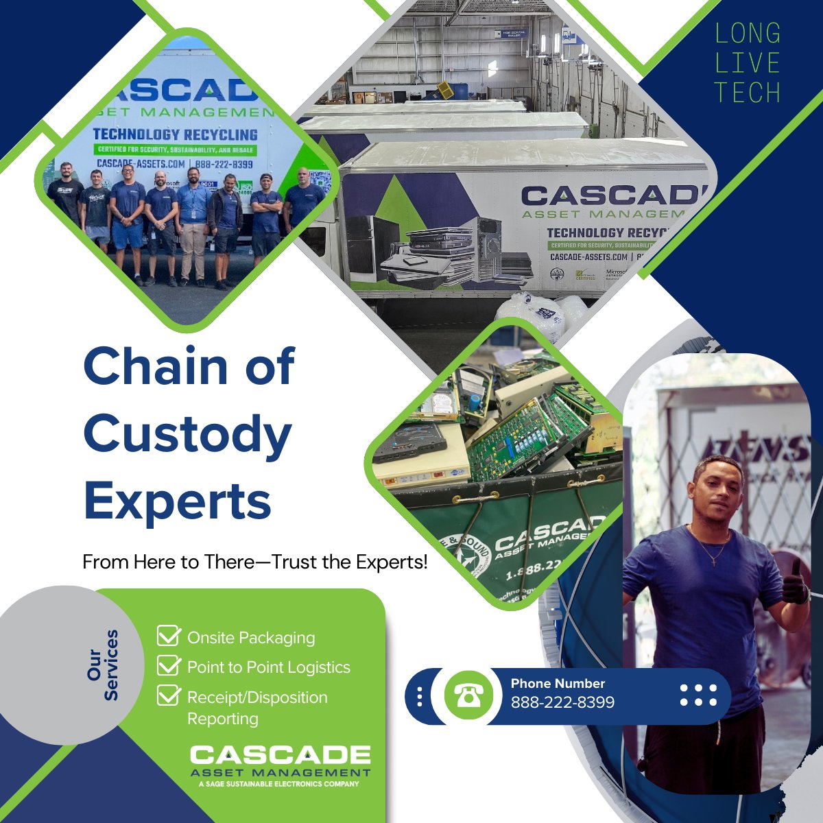 Tech Tip Tuesday: What Is Chain of Custody in ITAD?
Every device you retire needs a secure chain of custody. This means clear documentation from pickup to final processing—no gaps, no questions. ow.ly/A75u50VRaKX
#TechTipTuesday #ChainOfCustody #ITADTransparency #Security