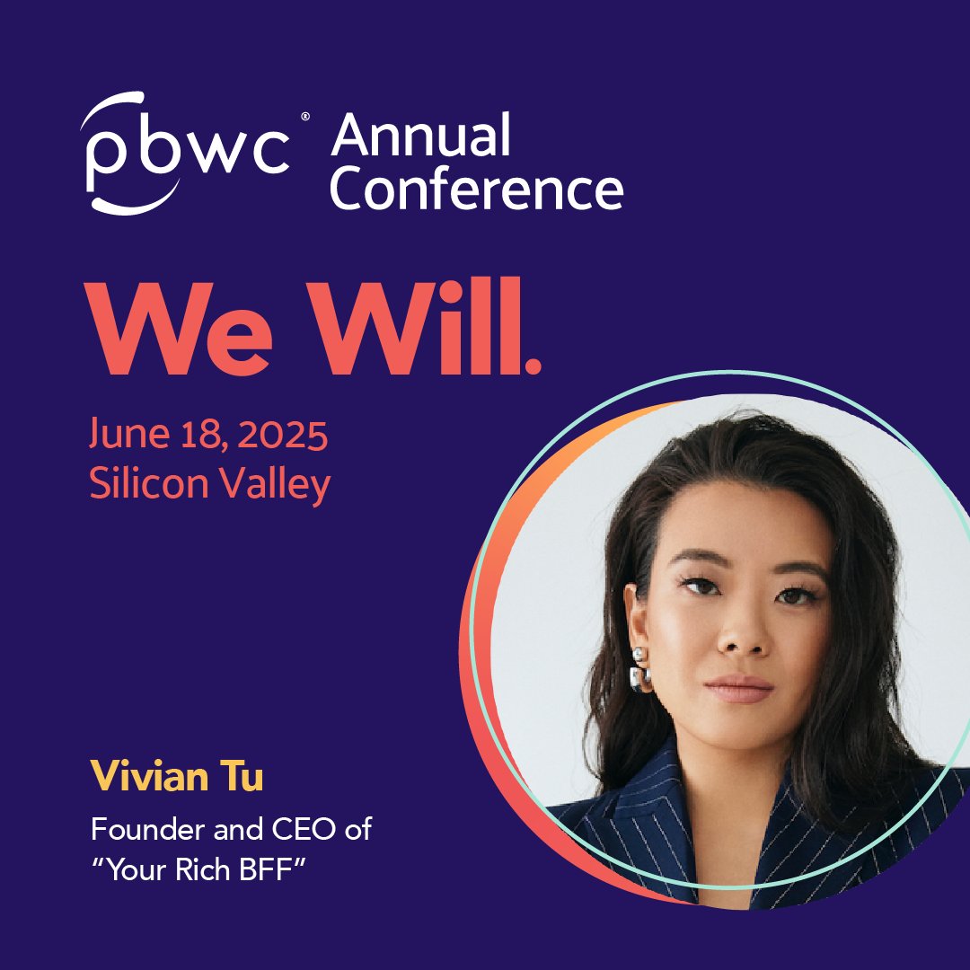 Catch Vivian Tu,  #YourRichBFF, at the #PBWC2025 Conference this June! A champion for financial equity, she breaks down complex financial topics into actionable takeaways you can use to transform your future. #WeWill

Get on-demand access for just $150 → ow.ly/CSUA50VSVe1