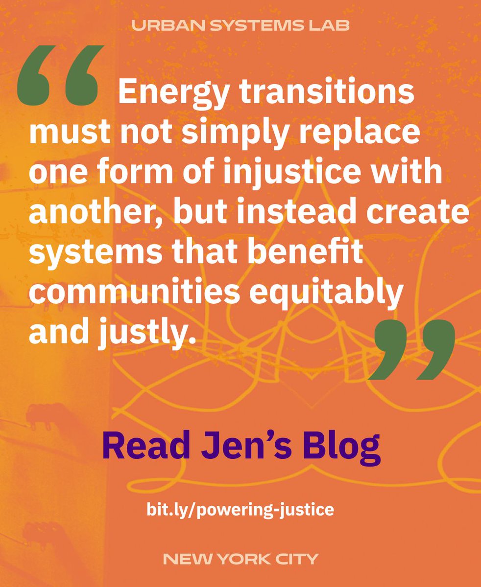 Powering NY's clean energy future requires more than just technical solutions. Jen Ventrella explores the complex justice trade-offs in transmission infrastructure—where reducing urban pollution can create new burdens for environmental justice communities bit.ly/powering-justi…