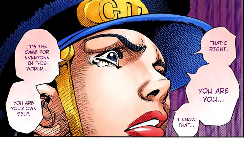 stand_day's tweet photo. “That’s right. You are you… I know that It’s the same for everyone in this world… You are your own self.” https://t.co/QF8lUlDkze