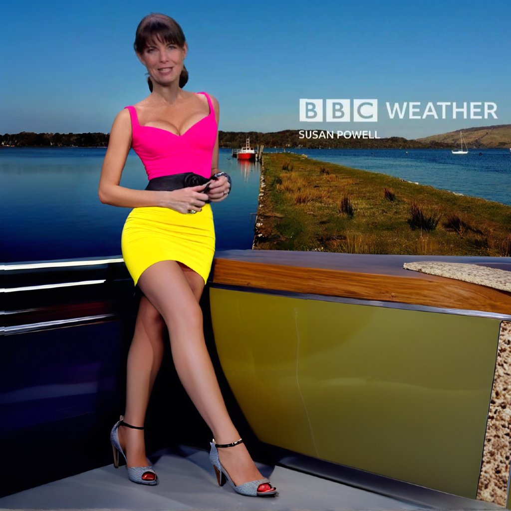 AICelebsuk's tweet photo. #anotherrequest #ai #weatherforecaster #susanpowell #broadcast #meteorologist #weathergirl #notaweathergirl #aiimages #aigenerations #aiwoman #tvpresenter #celebrity #mediaperson https://t.co/pPlGKcJScc