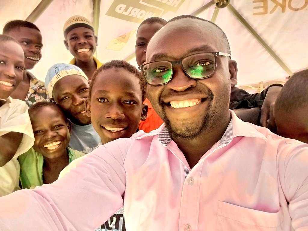 ochatre_n's tweet photo. Meet 14 year old Musema and his friends from Balaka Town Council, a refugee hosting community in Yumbe District. 

Musema had an opportunity to start a computer and type his full names with the help of all his friends. His first time touching  a laptop in his life. https://t.co/u7AjID0xIn