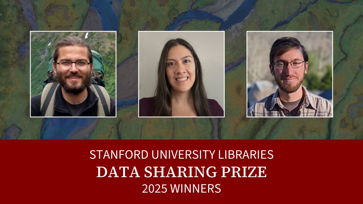Congrats to James Douglass, Emily Pavia, and Dave Fisher, winners of the Stanford Libraries Data Sharing Prizes! Their work on the Data Hub and the geometamaker library advances FAIR data principles.

🔗 …ta.naturalcapitalproject.stanford.edu
🔗 github.com/natcap/geometa…