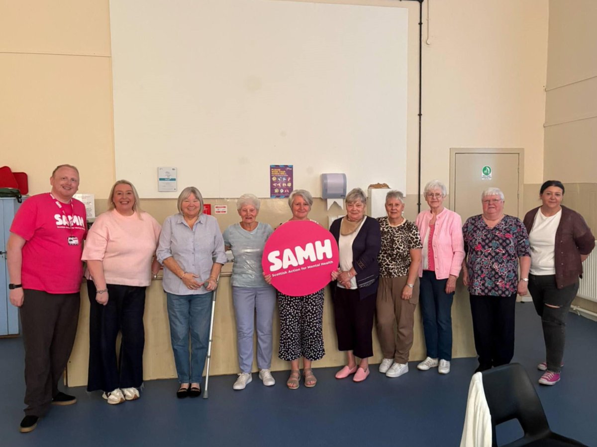 SAMH (@samhtweets) on Twitter photo Our Well-Informed Service has been on the road! 🚗
Brian and volunteers delivered a whopping 12 workshops across 5 days during Mental Health Awareness Week 👏
If you’re an org in Lanarkshire that would benefit from a Well-Informed visit, email us at well-informed@samh.org.uk ✉️ Our Well-Informed Service has been on the road! 🚗
Brian and volunteers delivered a whopping 12 workshops across 5 days during Mental Health Awareness Week 👏
If you’re an org in Lanarkshire that would benefit from a Well-Informed visit, email us at well-informed@samh.org.uk ✉️