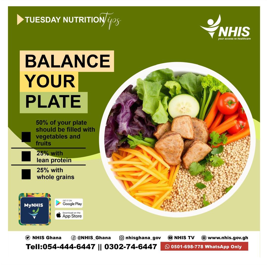 Your health starts with what’s on your plate.
Making small, intentional food choices today can lead to a stronger, healthier tomorrow. Whether you're prepping lunch or serving dinner, aim for variety, color, and nutrition in every meal.
Your body will thank you.
