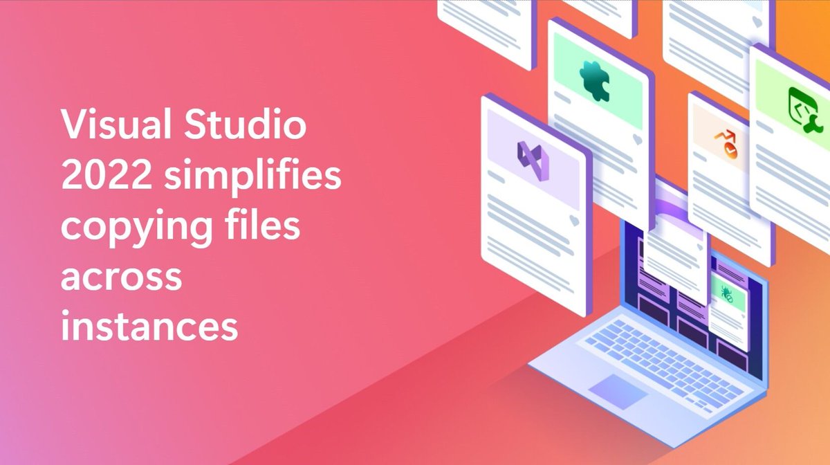 VisualStudio's tweet photo. Copy files across Visual Studio instances with ease! With the latest update, now you can smoothly copy and paste files using Solution Explorer. Learn more: https://t.co/phZC2D8uxM
#VisualStudioNews https://t.co/ZiqriQNbPA