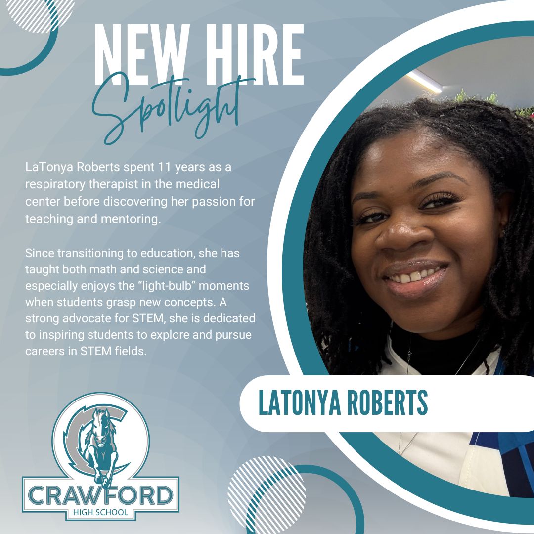 Math Team just got even better! Welcome to the "Ranch" Ms. Roberts! Excited to add you to our family. #ChargersWin #TheTealisReal 🏇⚡️
