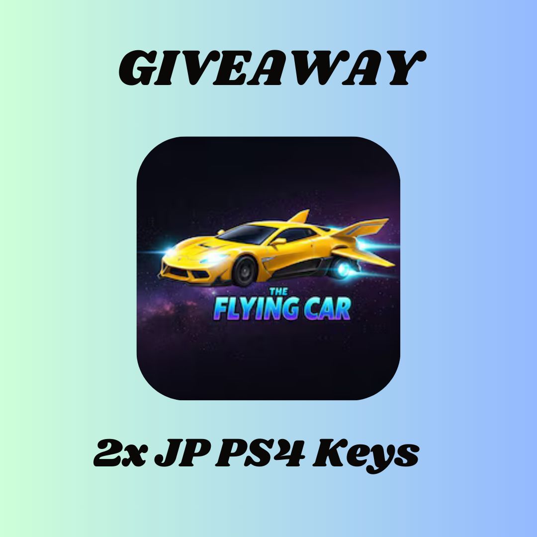 GamingInsights1's tweet photo. 🎮 **The Flying Car Giveaway!** 🎮 

We’re giving away: 
✨ 2 JP PS4 Keys

How to Enter:
1️⃣ Like this post 💙 
2️⃣ Retweet ♻️ 
3️⃣ Follow: 
  - @GAMWAREDUTCH
  - @GamingInsights1
  -@ELANTRIgames

Winners Announced 05/22/25

#Winners #PS5 #PlayStation #Platinums #PS4 #Sony #JP https://t.co/TmVWJTImph