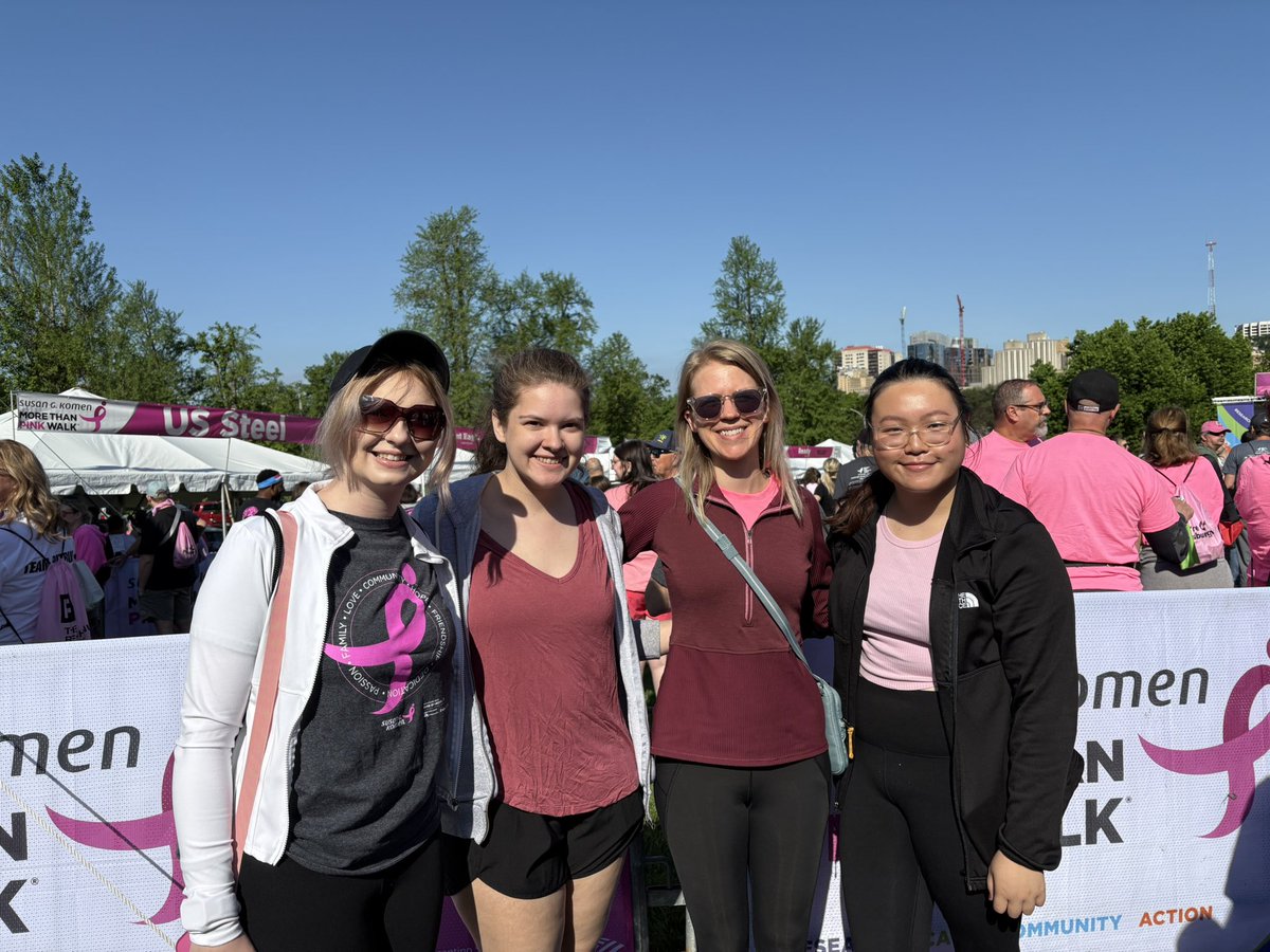 We had a busy weekend in the Williams lab volunteering for the <a href="/UPMCHillmanCC/">UPMC Hillman Cancer Center</a> #RushtoCrushCancer bike race and participating in the <a href="/SusanGKomen/">Susan G. Komen</a> #MoreThanPink walk!