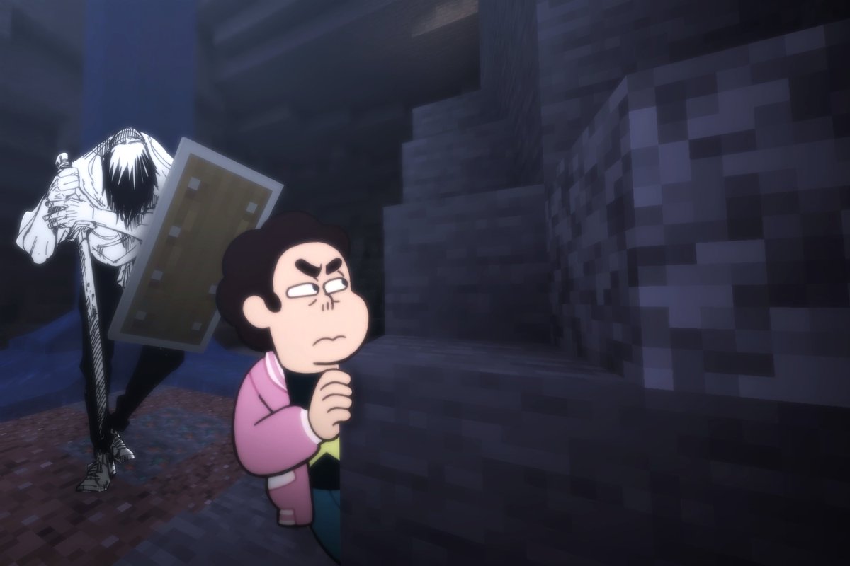 SpitHealz's tweet photo. Careful, Yuta... You know what they say about mining at night. https://t.co/znyihUL1Tg