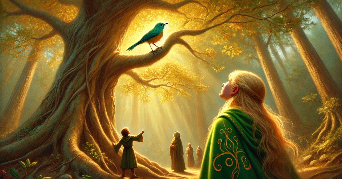 ✨ A song forms beneath the sacred tree…

And something long thought extinct returns. 
🕊️ Chapter Eleven: What Grows in the Light is now live.

👉 heathermurata.substack.com/p/the-village-…
(Free to read on Ink &amp; Embers — no login required)
#TheVillageOfWings #MythicFiction #EcoFiction