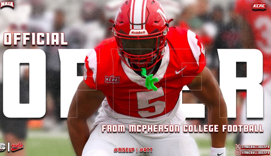 Brock Nails (@brocknails8) on Twitter photo After a Fantastic conversation i would like to announce i got my first offer from <a href="/MACBulldogsFB/">McPherson Football</a>
<a href="/BulldogsTBW/">Plainview Bulldog Football</a>
<a href="/EliteSports806/">ELITE SPORTS MEDIA</a>
<a href="/CoachWhiteDB1/">Coach White</a> After a Fantastic conversation i would like to announce i got my first offer from <a href="/MACBulldogsFB/">McPherson Football</a>
<a href="/BulldogsTBW/">Plainview Bulldog Football</a>
<a href="/EliteSports806/">ELITE SPORTS MEDIA</a>
<a href="/CoachWhiteDB1/">Coach White</a>