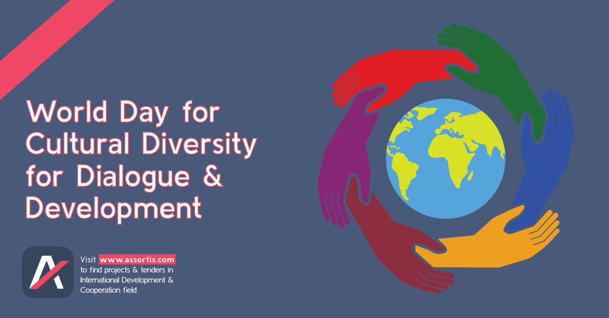 Today is the #WorldDayForCulturalDiversity. At Assortis, we believe that embracing diversity fuels better #dialogue, deeper understanding, and stronger international #cooperation. 

Let’s keep building development through #inclusion.

#CulturalDiversity #Development #Assortis