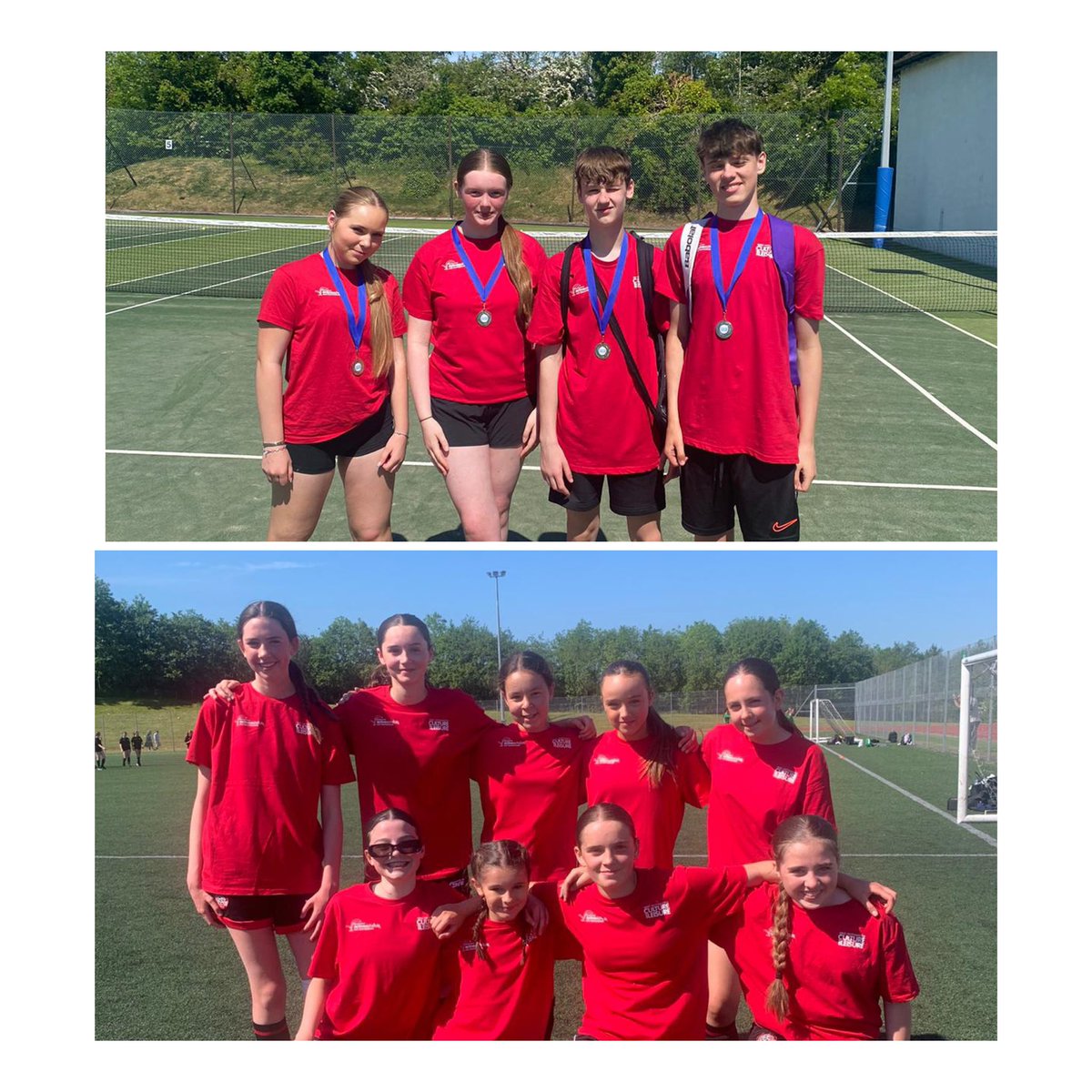 MCHSPhysEd's tweet photo. Fantastic performance from all our pupils who came 3rd overall at the ERC Secondary Games 🏆👏🏼

Special mention to our medal winners:

🥈Tennis
🥈Basketball girls 
🥈Hockey
🥈Table tennis 
🥉Rugby

@ActiveSchoolsER 

#MearnsCastlePE https://t.co/wtExn7El76