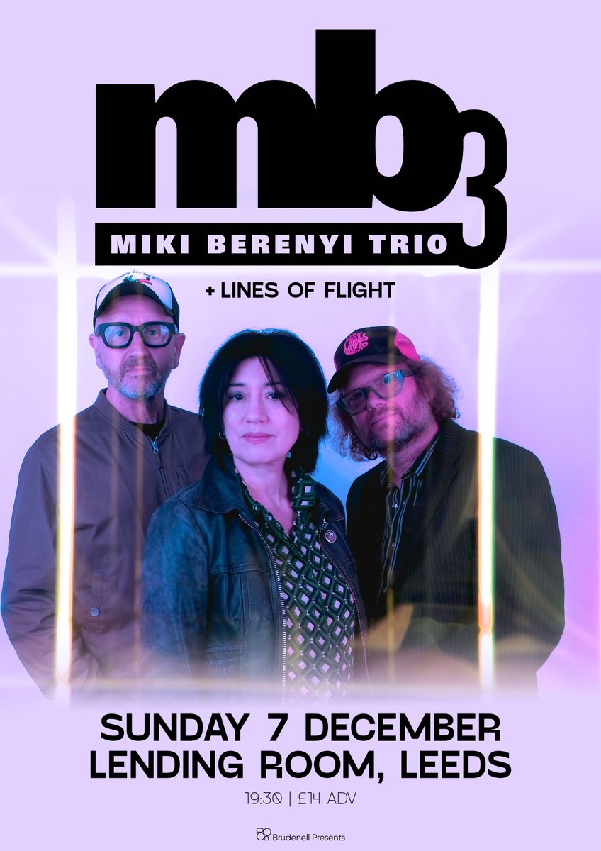 Miki Berenyi (@berenyi_miki) on Twitter photo ...And here is Reschedule No.5 – for our Leeds show, which is now on Sunday Dec 7th. Same venue, same fab support from <a href="/linesof_flight/">Lines of Flight</a> and same ticket link as before:
brudenellsocialclub.seetickets.com/event/miki-ber…
Thanks for all the lovely messages, and apologies again for the disruption ❤️ ...And here is Reschedule No.5 – for our Leeds show, which is now on Sunday Dec 7th. Same venue, same fab support from <a href="/linesof_flight/">Lines of Flight</a> and same ticket link as before:
brudenellsocialclub.seetickets.com/event/miki-ber…
Thanks for all the lovely messages, and apologies again for the disruption ❤️