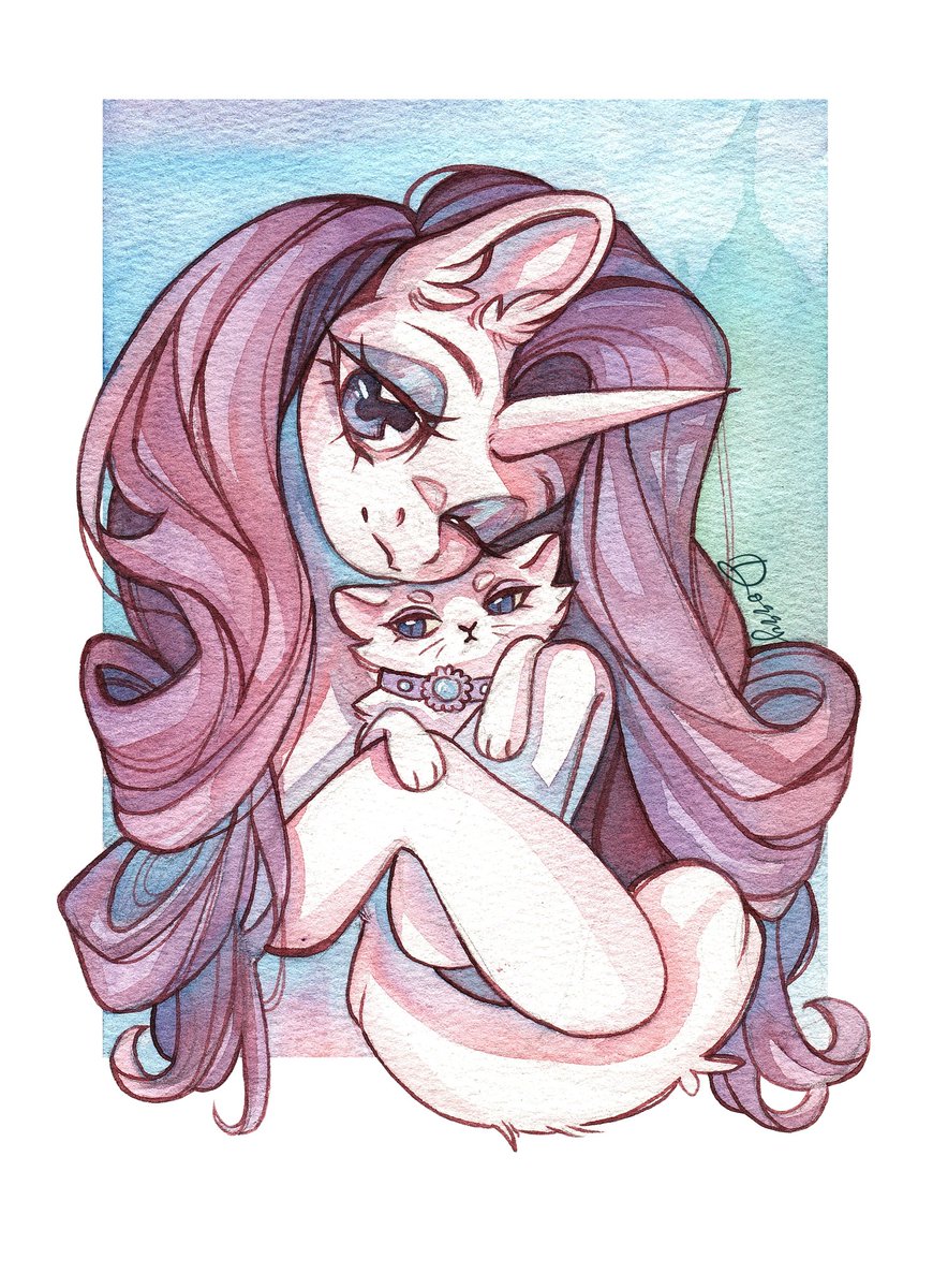 dorry_b_'s tweet image. #mlp #art #Rarity