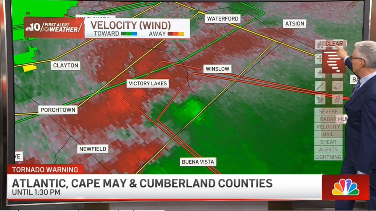 PHItvWx's tweet photo. NEW VIDEO | #Tornado coverage from NBC10
> May 16, 2025

@rjohnsontv , @BillHenleyUSA | #NJwx 

https://t.co/J5GQJ6Xvjr https://t.co/AnZDehsBjZ