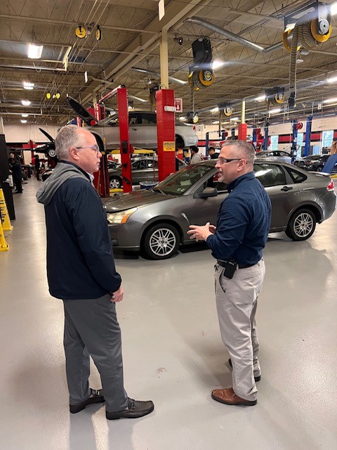 Lincoln Tech Mahwah, NJ was honored to host NJ Assemblyman John Azzariti Jr. M.D. (39th District) &amp; Chief of Staff Dylan Nazari. They toured our campus, learned about our training, and discussed NJ's projected 5,960 annual job openings by 2030. Thanks for visiting! #LincolnTech