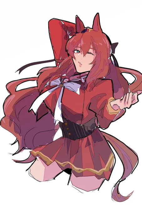 マルゼンスキーお姉さんを描きました