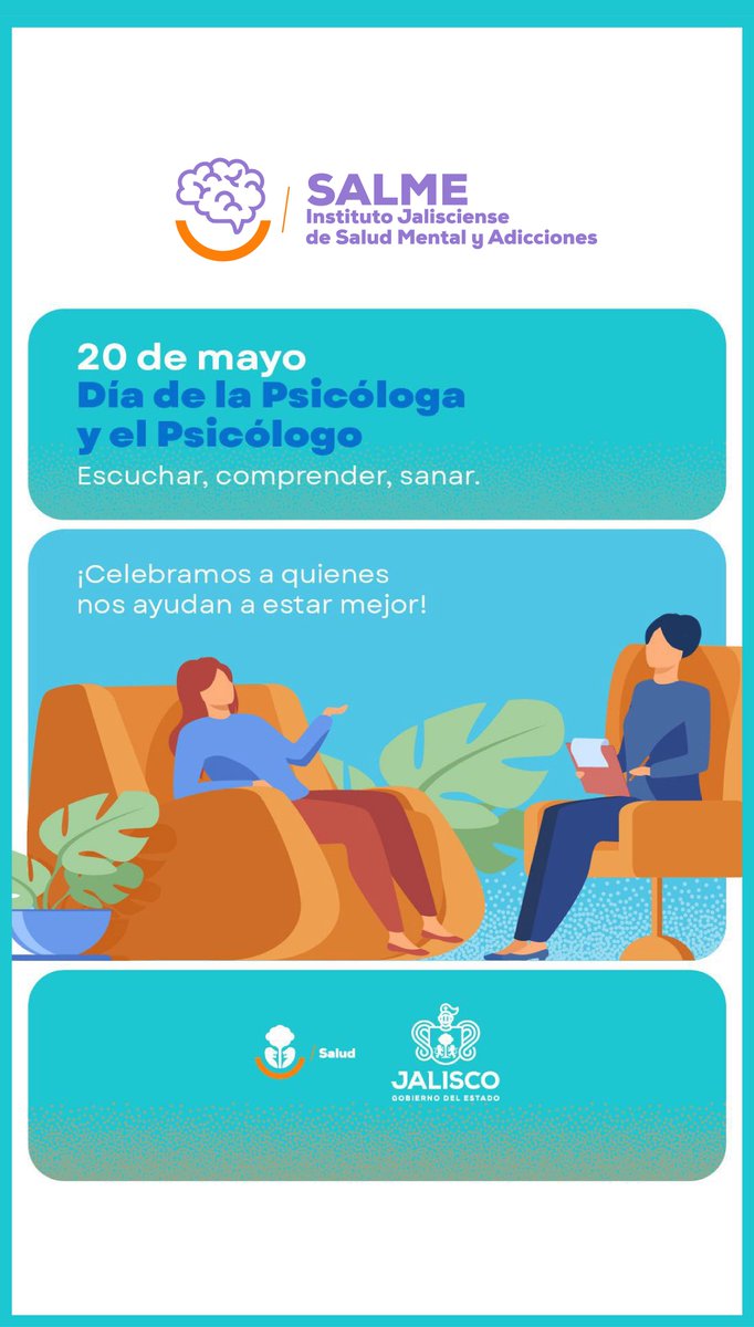 institutosalme's tweet photo. Las psicólogas y psicólogos son esenciales para el cuidado emocional, social y mental. Su trabajo contribuye a una sociedad más empática, saludable y resiliente. Hoy celebramos su día, agradeciendo su vocación para sanar mentes y corazones. #SalmeContigo #XUnaVidaPlena #VidaPlena https://t.co/RDphwPX0Q8