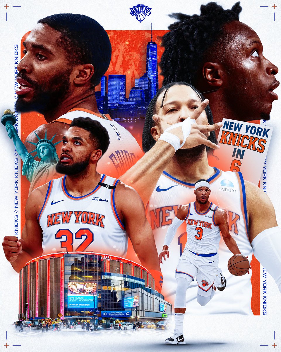DanB_Designs's tweet photo. New York Knicks 🗽🏀⛹🏽

The knicks have got to their first Eastern Conference Final for the first time in 25 years!!

#NewYork #NewYorkKnicks #NYK #Knicks #knicksin6 #smsport #NBA #NBAPlayoffs https://t.co/rpkTQpxaUp