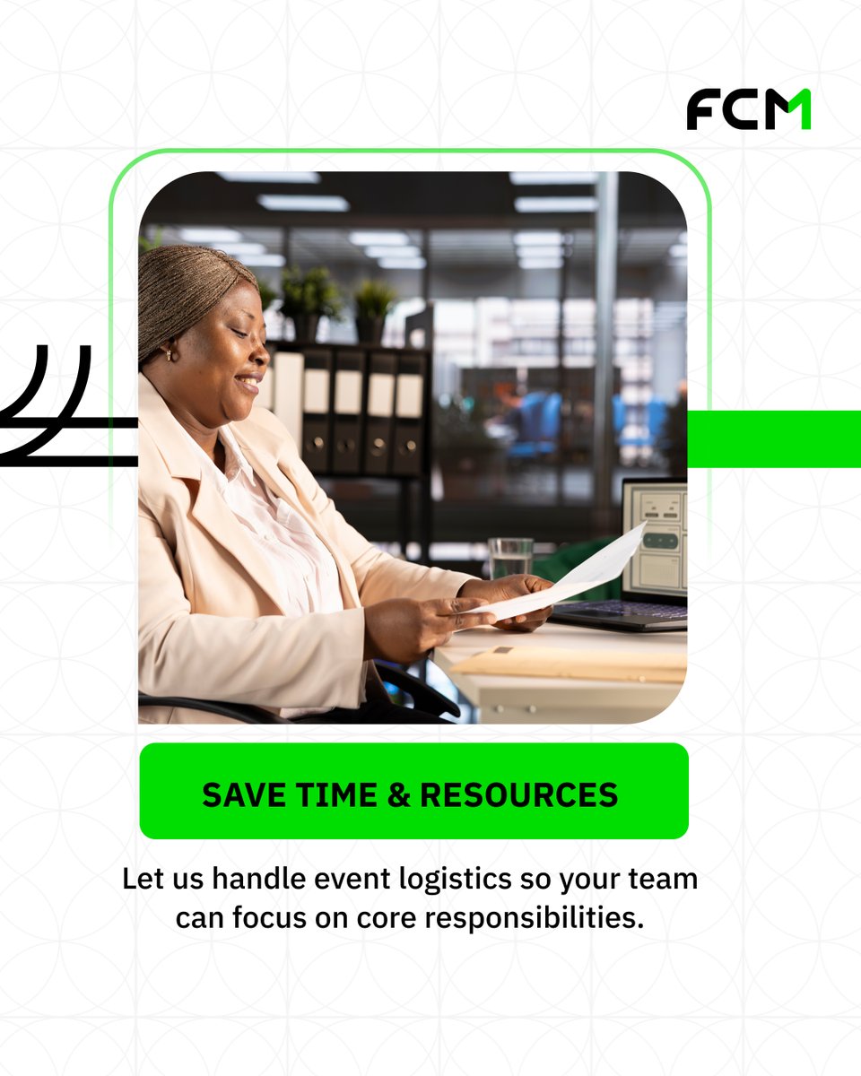 fcm_nigeria's tweet image. Planning a corporate event can be a daunting task, but it doesn't have to drain your resources or break the bank. At FCM Nigeria, we're not only event planners - we're visionaries who bring your ideas to life with expertise and creativity. 

#FCMNigeri #CorporateEvent