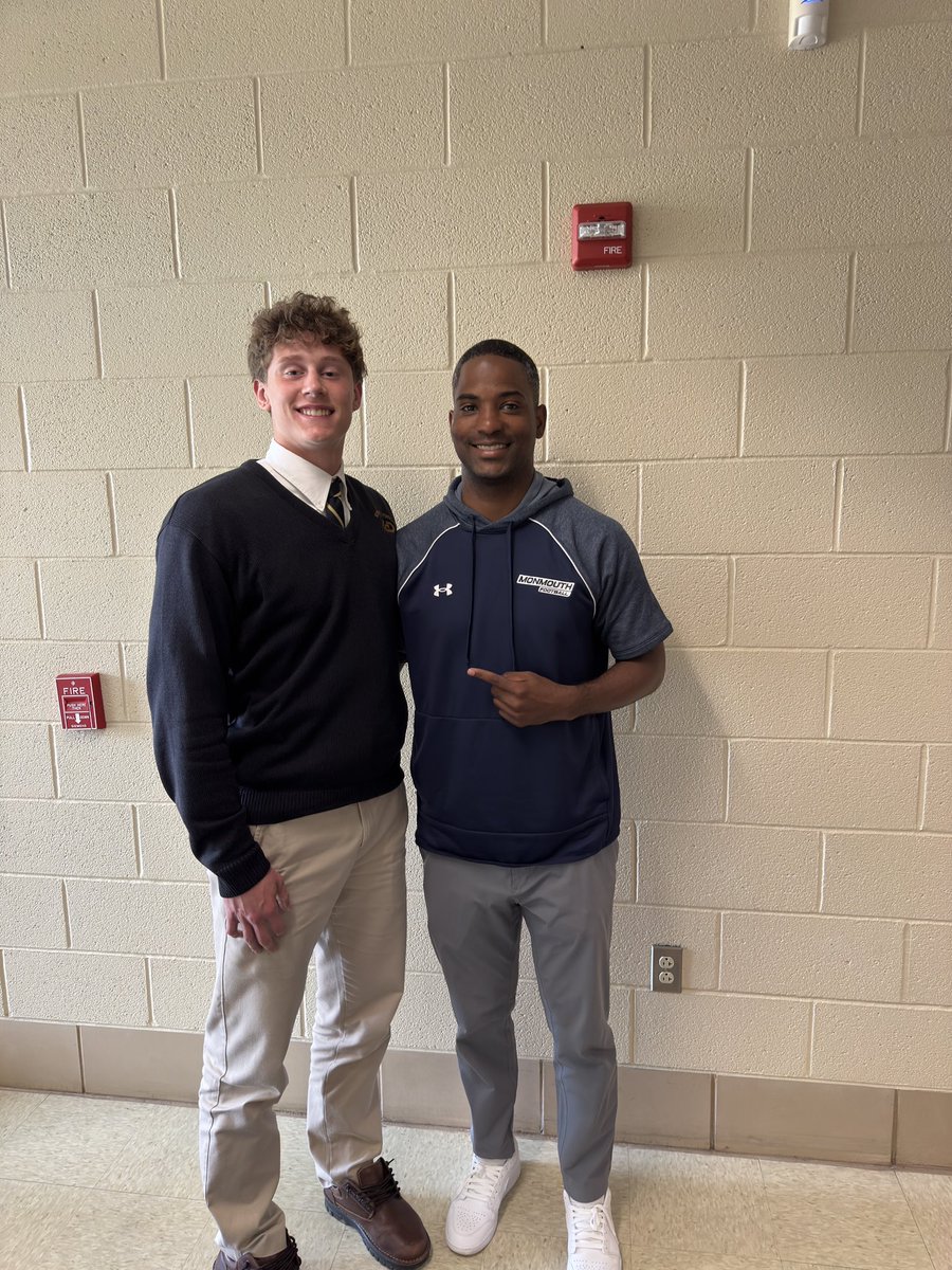 Tyler Reinhart (@tylerreinhart_6) on Twitter photo #AGTG After a great conversation with <a href="/lew_walk7/">Lewis Walker</a>, I am blessed to receive an offer from Monmouth University!
<a href="/CoachWeachter/">Jeff Weachter</a> <a href="/McD_Football_/">McD Football</a> <a href="/CoachKDumas/">Kamau Dumas</a> <a href="/dannylan51/">danny lansanah</a> <a href="/RMackes/">Ryan Mackes</a> <a href="/dan_sostek/">Dan Sostek</a> <a href="/EdOBrienCFB/">EdOBrienCFB</a> <a href="/PRZVicCastillo/">VicCastilloPRZ</a> #AGTG After a great conversation with <a href="/lew_walk7/">Lewis Walker</a>, I am blessed to receive an offer from Monmouth University!
<a href="/CoachWeachter/">Jeff Weachter</a> <a href="/McD_Football_/">McD Football</a> <a href="/CoachKDumas/">Kamau Dumas</a> <a href="/dannylan51/">danny lansanah</a> <a href="/RMackes/">Ryan Mackes</a> <a href="/dan_sostek/">Dan Sostek</a> <a href="/EdOBrienCFB/">EdOBrienCFB</a> <a href="/PRZVicCastillo/">VicCastilloPRZ</a>