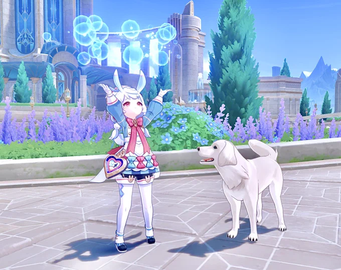 原神のスクショ漁ってたら可愛いシグウィンがいた