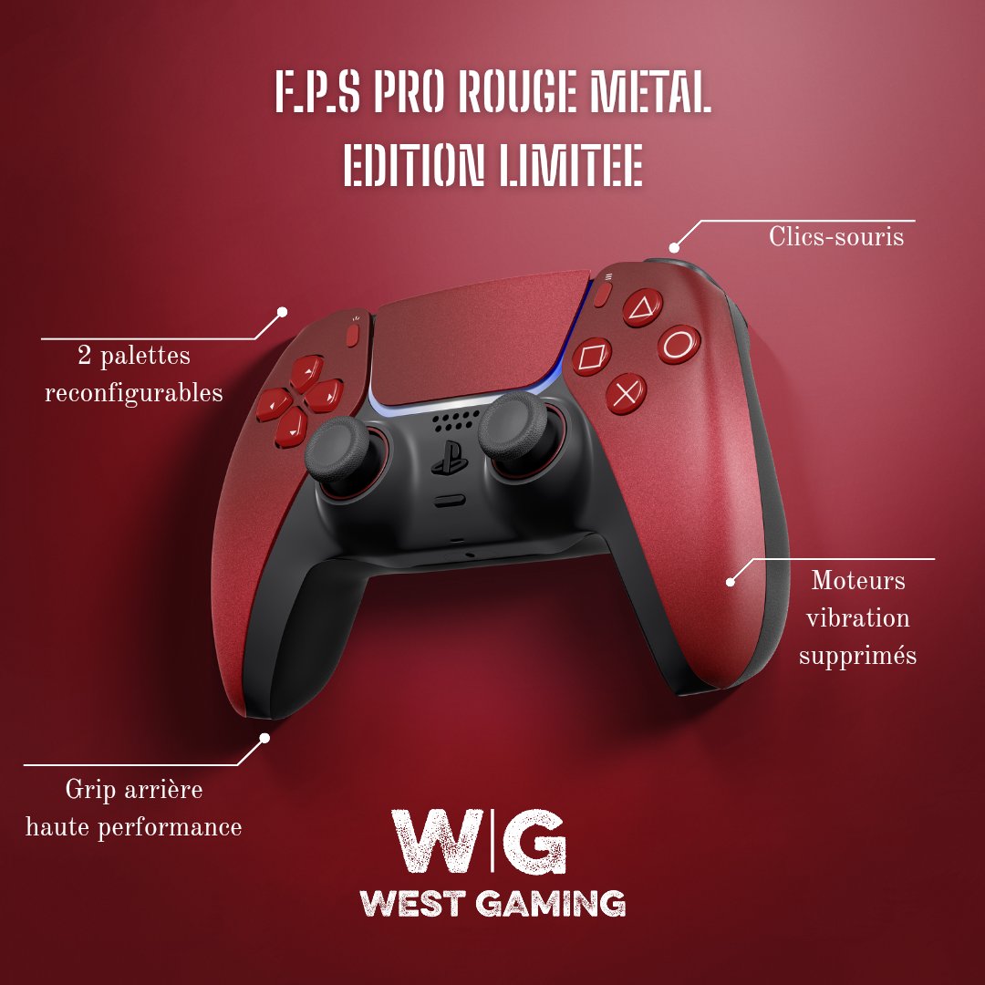 Elle est de retour, la F.P.S PRO rouge métal avec toutes les options essentielles pour performer sur call of duty ! 🔥🔥

Disponible sur westgaming.fr