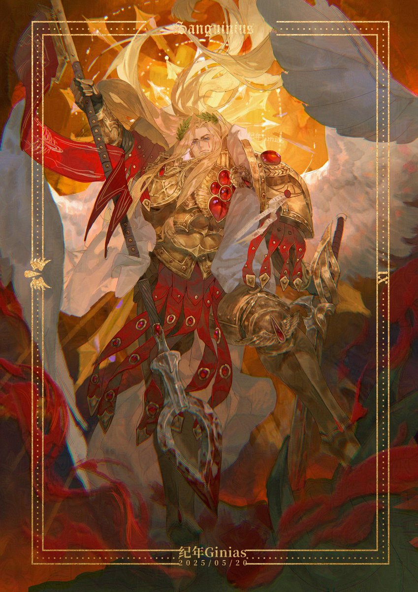 ginias1007's tweet image. By the blood of Sanguinius.