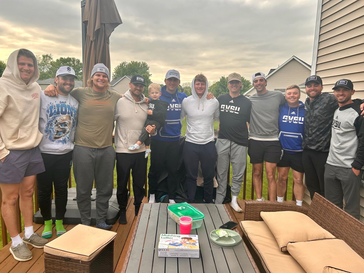 Grateful for this group. Talented players on the field but even better people off. ⚓️🆙