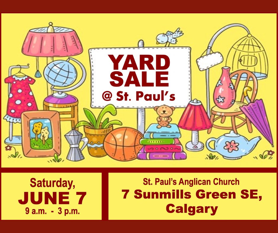 stpaulscalgary's tweet image. 🌟 📷 Declutter for a cause! We’re collecting donations for our church sale (June 4–6)! 📷 Bring clean, resale-ready goods Drop off at the church  #DeclutterForGood