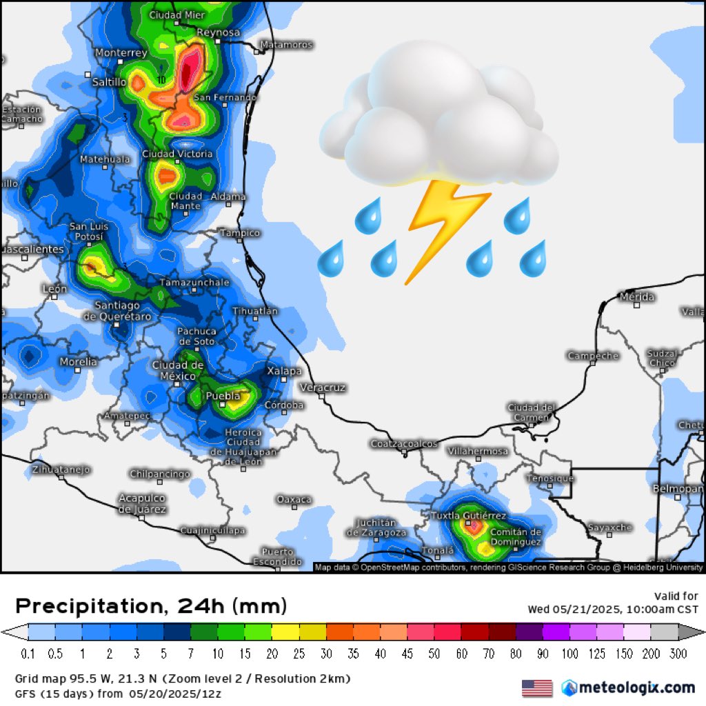 🍁🌧️Meteorología México🥶❄️ tweet media