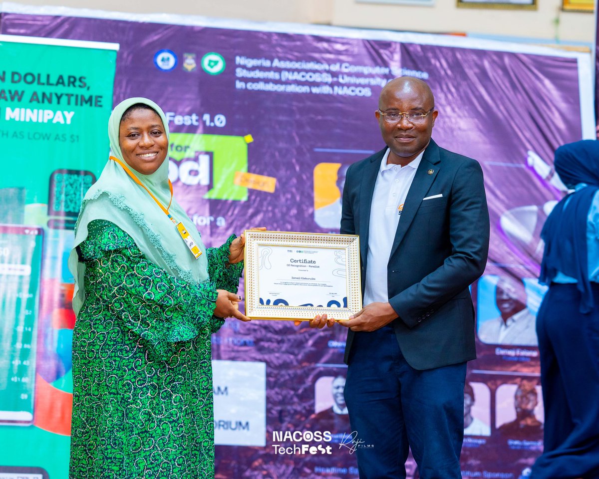NACOSS_UIL's tweet image. Gratitude in action.

Thank you to every speaker who poured insight, passion, and wisdom into NACOSS TechFest 1.0🤩🔥

As a token of our appreciation, we presented Awards of Recognition to celebrate your impact and your role in making this event unforgettable.

#NACOSSTechfest