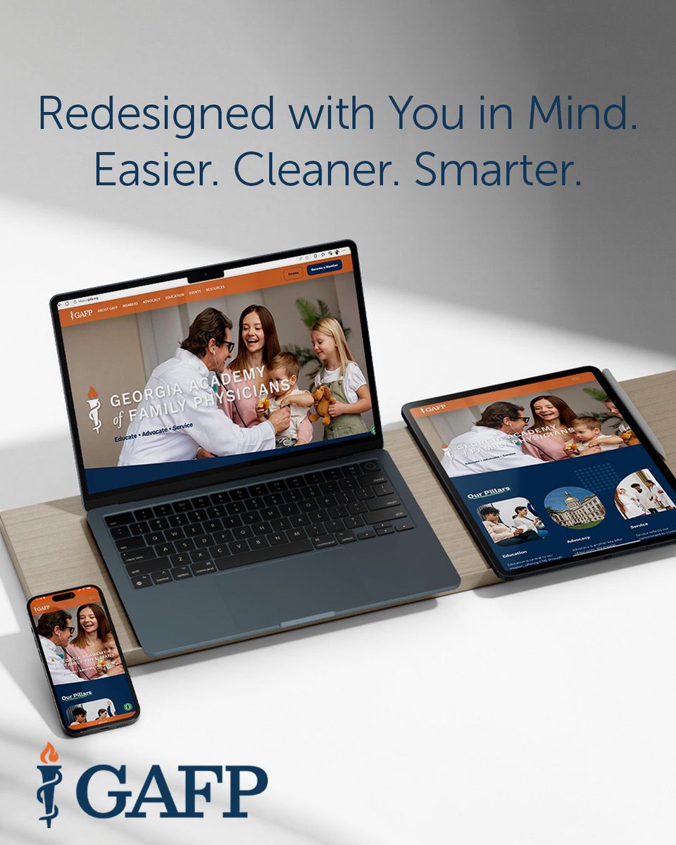 GAFamilyDocs's tweet photo. 🚨 Our new website is officially LIVE!
We’ve redesigned it with you in mind—making it easier to navigate, cleaner to browse, and packed with the info you need.
Take a look around ➡️ https://t.co/rM9EmeeE0g 
#GAFP #FamilyMedicine https://t.co/SMXL53jLh7